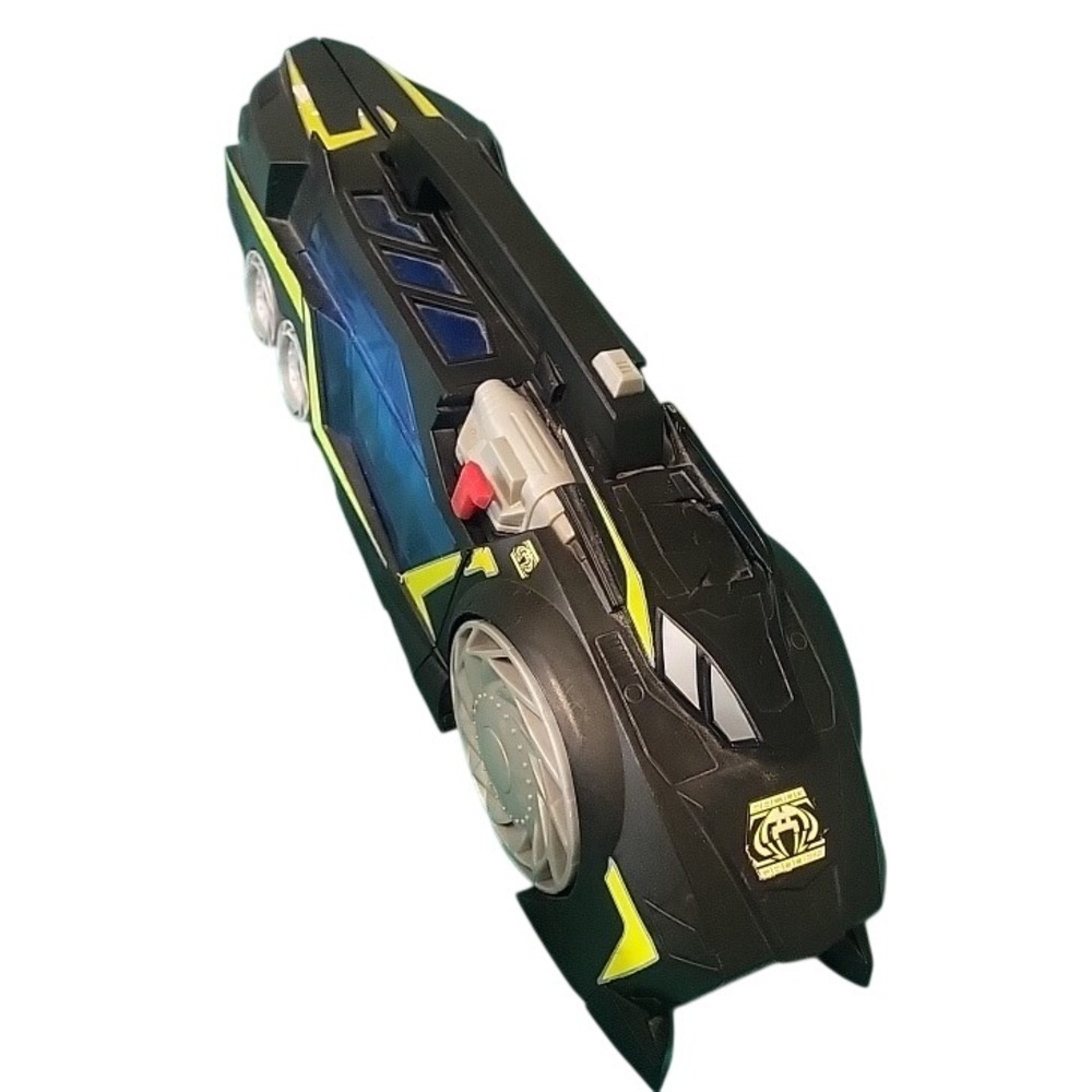 Hot Wheels Battle Force 5 Mobi-Com Mobile Command Center Vehicle Black Neon
